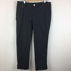 LAUREN RALPH LAUREN ACTIVE Polka-Dot Ankle Pants